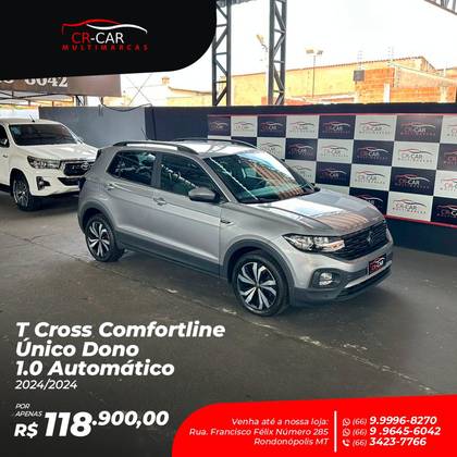 VOLKSWAGEN T-CROSS 1.0 200 TSI TOTAL FLEX COMFORTLINE AUTOMÁTICO